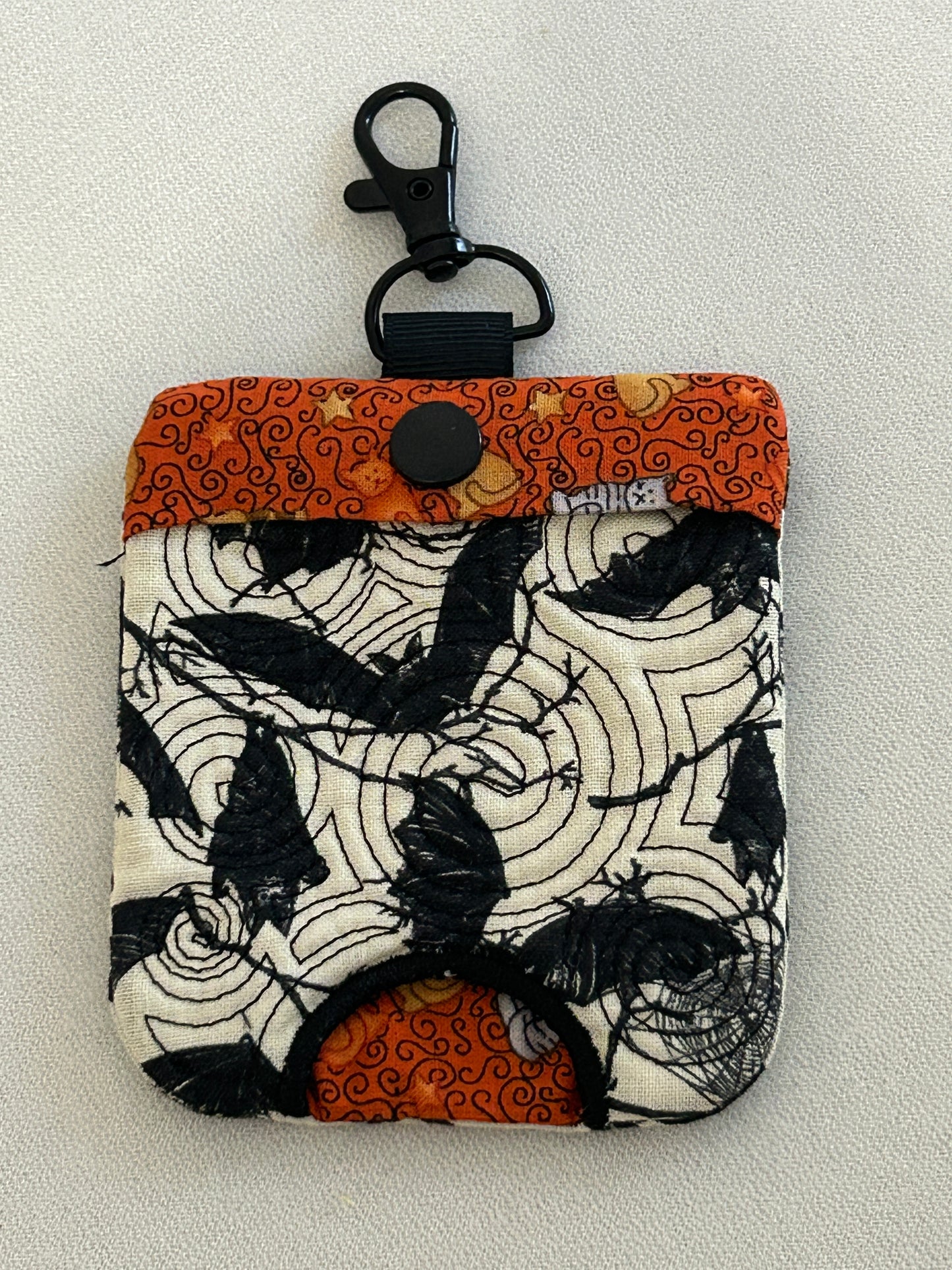 Bats and Cats Hand Sanitizer Pouch